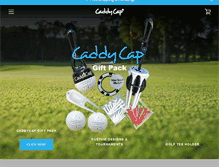Tablet Screenshot of caddycap.com